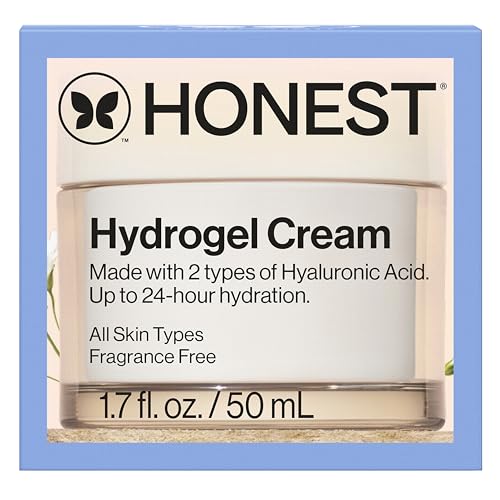 Honest Beauty Hydrogel Cream with Hyaluronic Acid, Lightweight Moisturizing Water, Gentle for Sensitive Skin - PrimeBioHealth - canada supplements