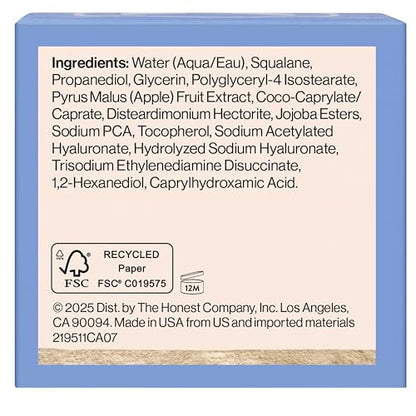 Honest Beauty Hydrogel Cream with Hyaluronic Acid, Lightweight Moisturizing Water, Gentle for Sensitive Skin - PrimeBioHealth - canada supplements