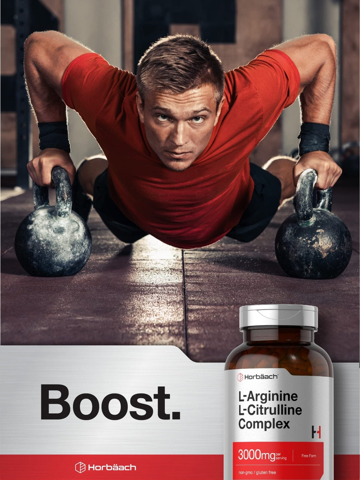 Horbäach L-Arginine L-Citrulline Complex | 3000mg | 250 Capsules | Non-GMO, Gluten Free Supplement - PrimeBioHealth - canada supplements
