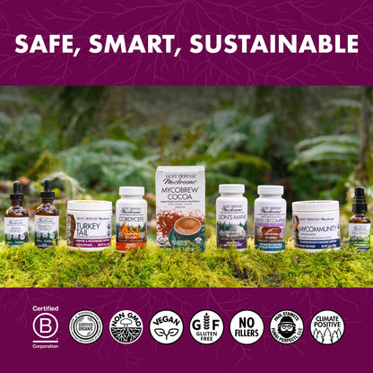 Host Defense Turkey Tail Capsules - Digestive Health & Immune Response Support Supplement - Mushroom Supplement for Gastrointestinal - PrimeBioHealth - canada supplements