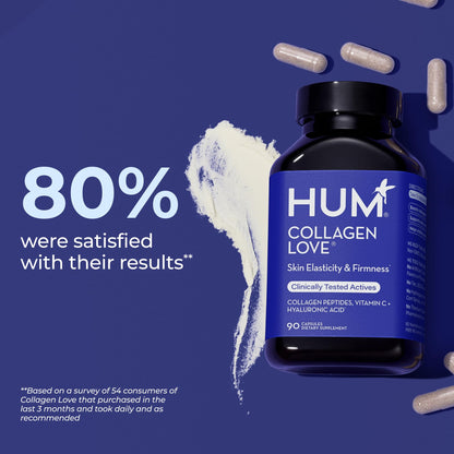HUM Collagen Love Skin Supplement, Collagen Peptides Capsules with Hyaluronic Acid & Vitamin C, Supports Firm Skin & Helps Minimize Signs of Aging, Supplements - PrimeBioHealth - canada supplements