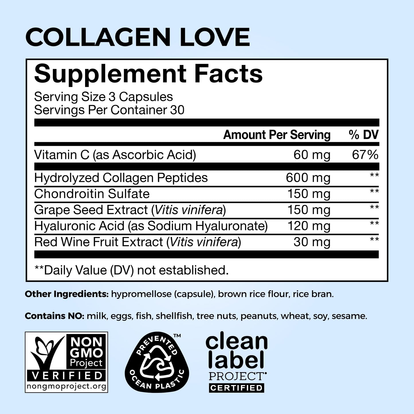 HUM Collagen Love Skin Supplement, Collagen Peptides Capsules with Hyaluronic Acid & Vitamin C, Supports Firm Skin & Helps Minimize Signs of Aging, Supplements - PrimeBioHealth - canada supplements