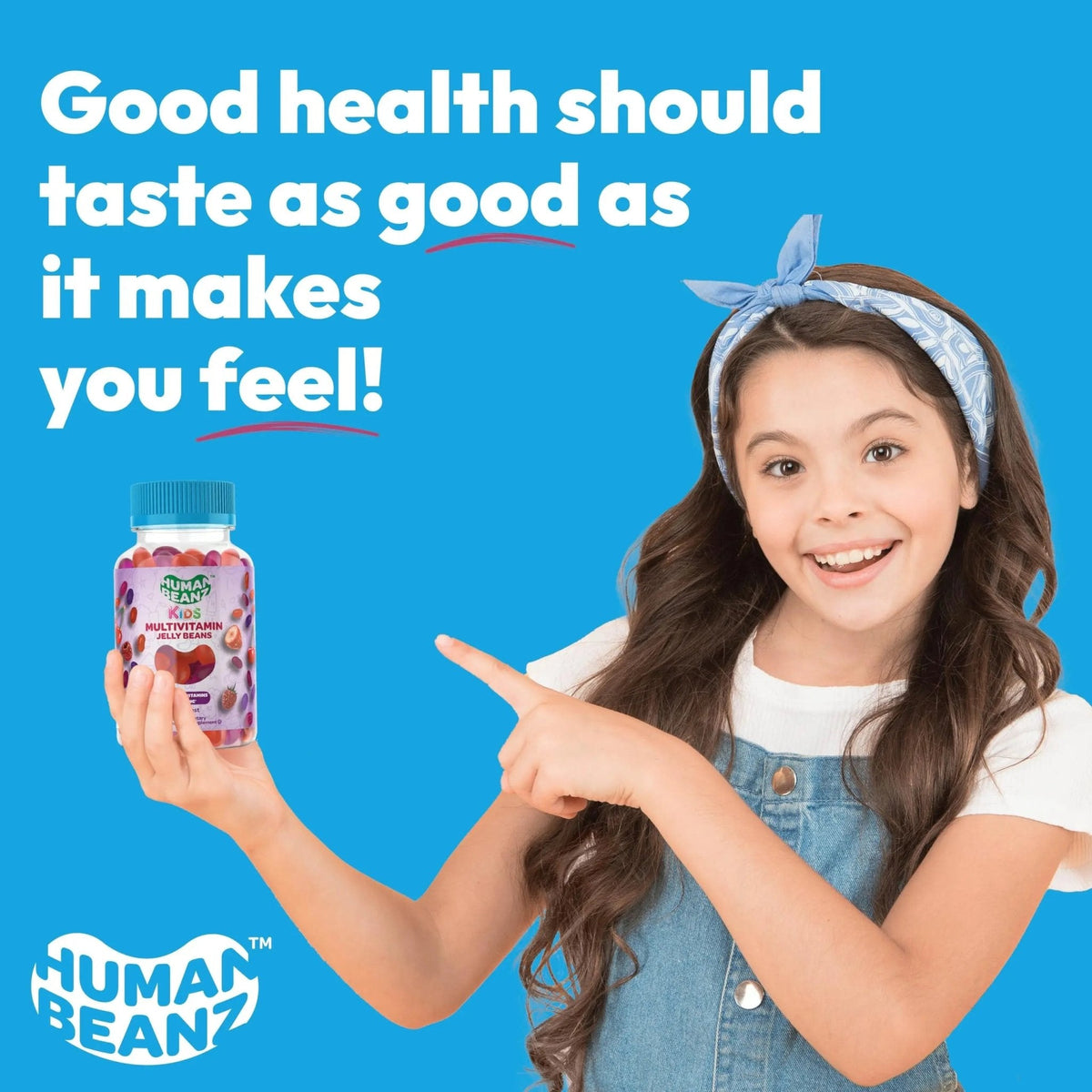 Human Beanz Multivitamin Jelly Bean Gummies with Zinc for Kids, Immune Support Dietary Supplements, Vegetarian, 120 Berry Blast Jelly Beans, Kosher - PrimeBioHealth - canada supplements