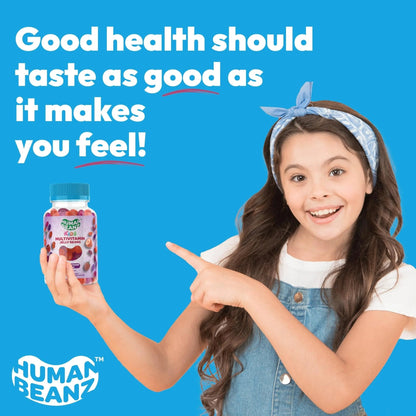 Human Beanz Multivitamin Jelly Bean Gummies with Zinc for Kids, Immune Support Dietary Supplements, Vegetarian, 120 Berry Blast Jelly Beans, Kosher - PrimeBioHealth - canada supplements