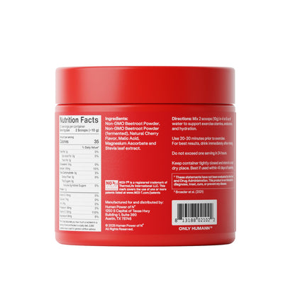 Humann SuperBeets Sport Endurance Pre Workout Powder, Nitric Oxide Supplement, NSF Certified, Stimulant & Caffeine Free, Made with Beet Root, - PrimeBioHealth - canada supplements