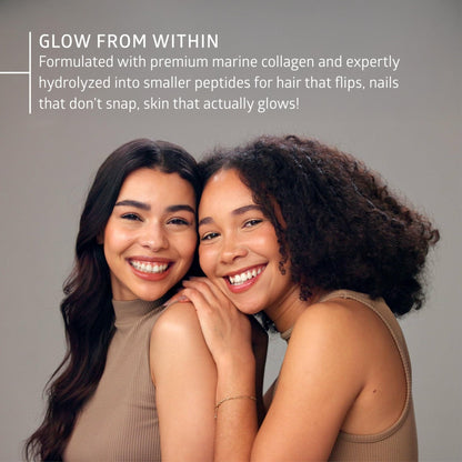 Hydrolyzed Marine Collagen with Hyaluronic Acid, Vitamin C, Theaflavin and Copper, Collagen Supplement for Women and Men for Radiant Skin, Hair & Nails, - PrimeBioHealth - canada supplements