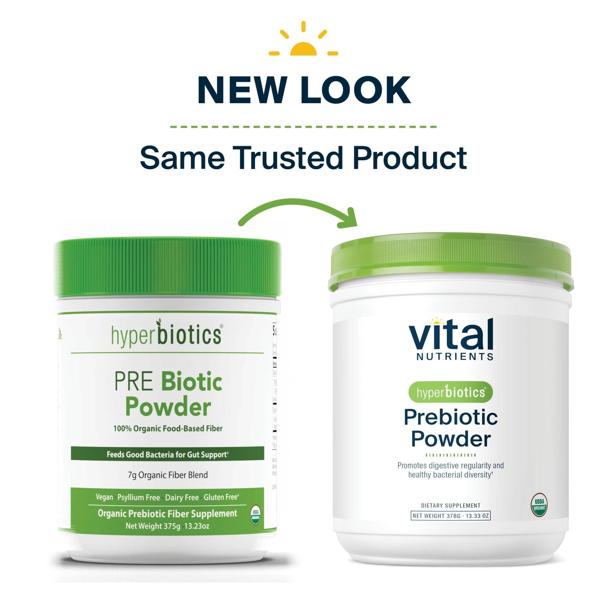 Hyperbiotics Vital Nutrients Organic Prebiotic Fiber Powder | Supports Gut Health and Digestive Regularity | Soluble Fiber Supplement for Women and Men - PrimeBioHealth - canada supplements