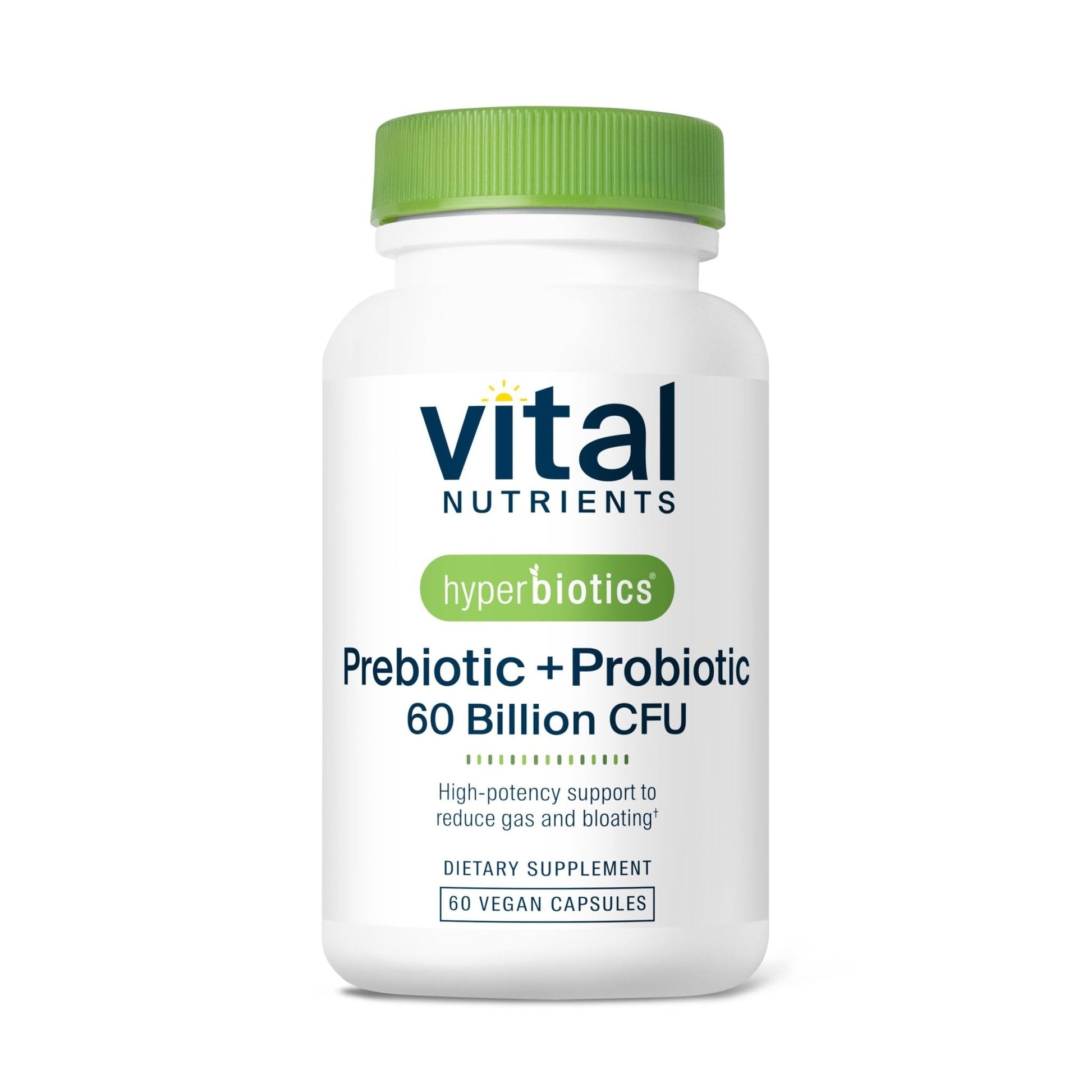 Hyperbiotics Vital Nutrients Prebiotic and Probiotic for Women and Men | 60 Billion CFU | Pre and Probiotics Supports Digestive Health, Constipation, - PrimeBioHealth - canada supplements