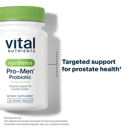 Hyperbiotics Vital Nutrients Pro Men Probiotics | Advanced Probiotics for Men | Clinically Studied for Prostate Health, Digestive Balance and Gut Health* - PrimeBioHealth - canada supplements