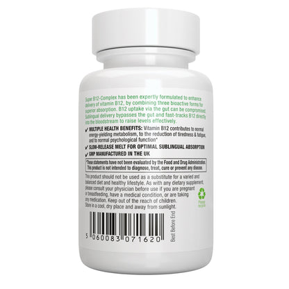 Igennus Sublingual Vitamin B12 Complex 1000mcg, Methylated Methylcobalamin, Adenosylcobalamin & Hydroxocobalamin, High Absorption & Clean, - PrimeBioHealth - canada supplements