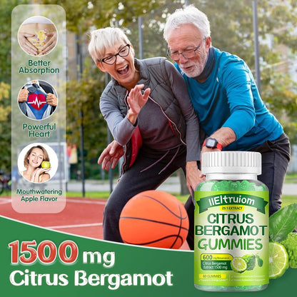 IIEltruiom Citrus Bergamot 1500mg, Citrus Bergamot Gummies for Healthy Cholesterol, Bergamot Supplements 25:1 Extract from Italy Bergamot, - PrimeBioHealth - canada supplements