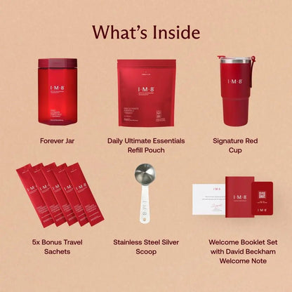 IM8 Daily Ultimate Essentials All-in-One Multivitamin Supplement (30 Servings, Starter Kit - Scoop + Tumbler Included) - PrimeBioHealth - canada supplements