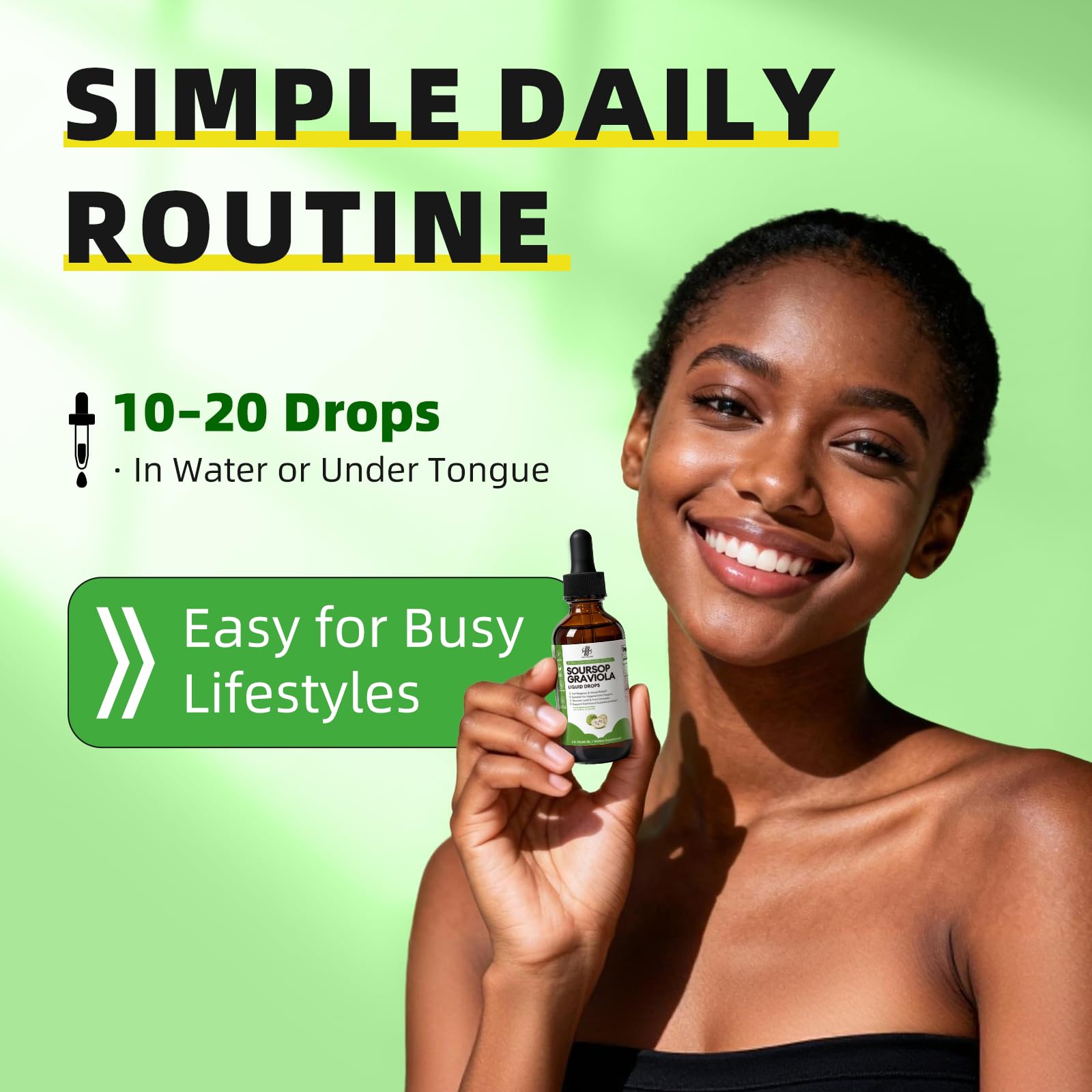 iMATCHME Soursop Graviola Liquid Drop for Cell Support & Regeneration, Immune System and Gut Health Support, Soursop Bitters Liquid - PrimeBioHealth - canada supplements