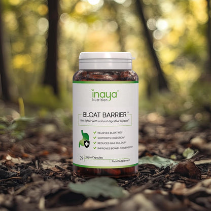 Inaya Nutrition BloatBarrier 72 Capsules - Natural Digestion and Bloating Supplement for Stomach Bloating Relief, Gas Reduction, and Improved Bowel Movements - PrimeBioHealth - canada supplements