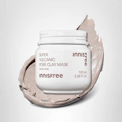 Innisfree Super Volcanic Clay Mask, Premium Korean Skincare with AHA and Natural Clusters for Deep Pore Detox, Gentle Exfoliation, Oil Control - PrimeBioHealth - canada supplements
