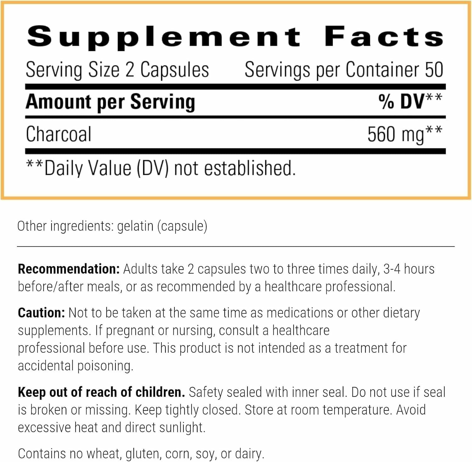 Integrative Therapeutics Activated Charcoal - Digestive & Gut Health Supplement - Effective Gastrointestinal Support - Gluten-Free & Dairy-Free - PrimeBioHealth - canada supplements
