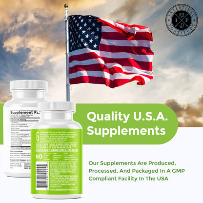 Intestinal Fortitude GLR-6 - Gut Lining Repair Supplement for Gut Health - Leaky Gut Repair with L-Glutamine, Slippery Elm, DGL Licorice Root, Marshmallow Root, Fenugreek - PrimeBioHealth - canada supplements