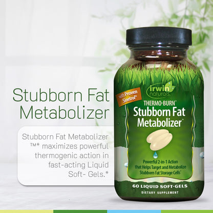 Irwin Naturals Thermo-Burn Stubborn Fat Metabolizer - 75 Liquid Soft-Gels - PrimeBioHealth - canada supplements