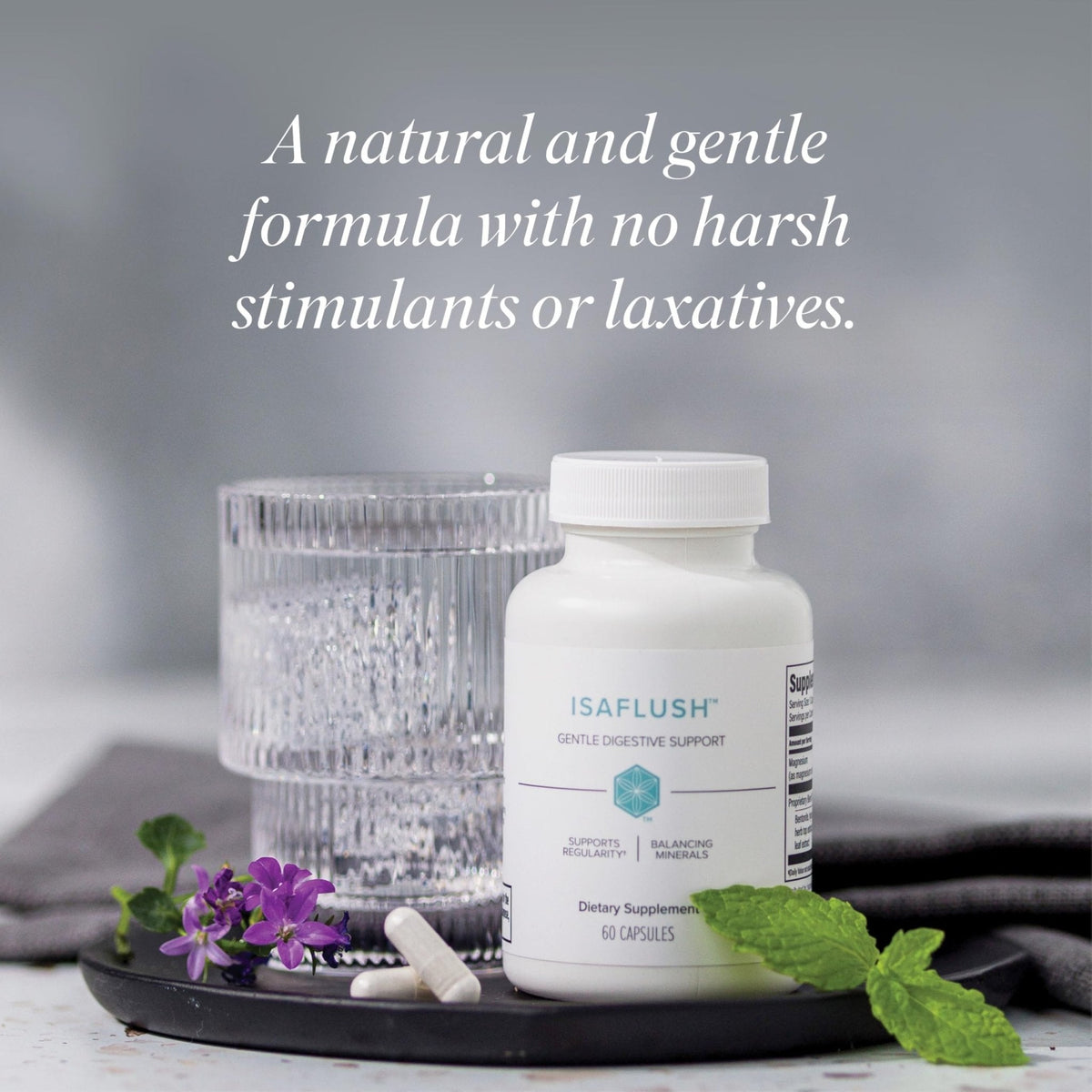 Isagenix IsaFlush - Gentle Digestive Support with Balanced Minerals Encouraging Regularity - No Harsh Laxatives - 60 Capsules - PrimeBioHealth - canada supplements