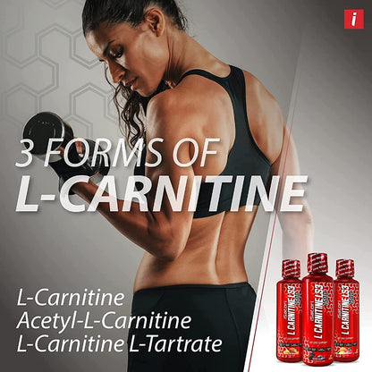 iSatori L-Carnitine LS3 3000, Liquid L-Carnitine with Acetyl L-Carnitine, L-Carnitine L-Tartrate, Stimulant Free Pre Workout, Low Calories, Sugar, Gluten, - PrimeBioHealth - canada supplements