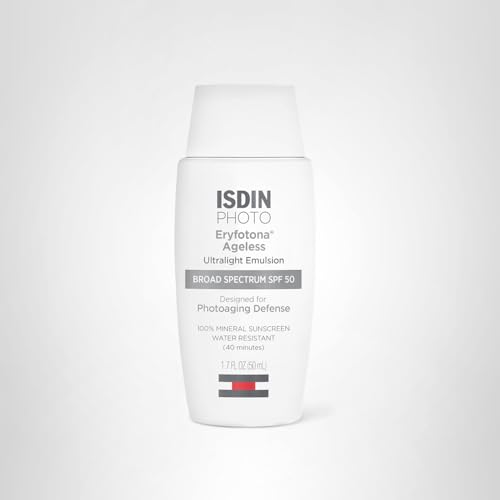 ISDIN Eryfotona Ageless SPF 50 (1.7 Fl Oz) | Tinted Mineral Sunscreen for Face with Zinc Oxide | Anti-Aging Sunscreen with DNA Repairsomes & Vitamin E - PrimeBioHealth - canada supplements