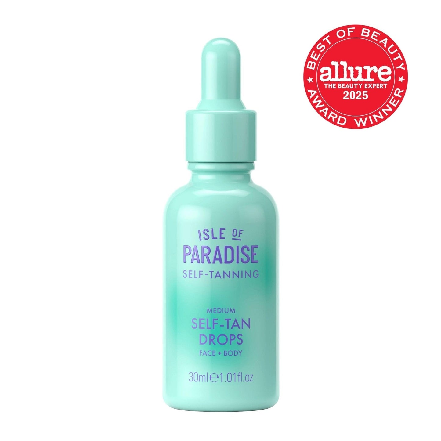 Isle of Paradise Self Tanning Face & Body Drops- Medium, Self Tanner Drops for a Natural Bronze, Long-lasting Tan - PrimeBioHealth - canada supplements