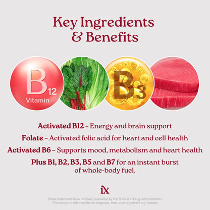 Isotonix Activated B Complex – Vegan B Vitamin Supplement for Energy, Stress Relief, and Nervous System Health – Isotonic Drinkable Formula – 90 Servings - PrimeBioHealth - canada supplements