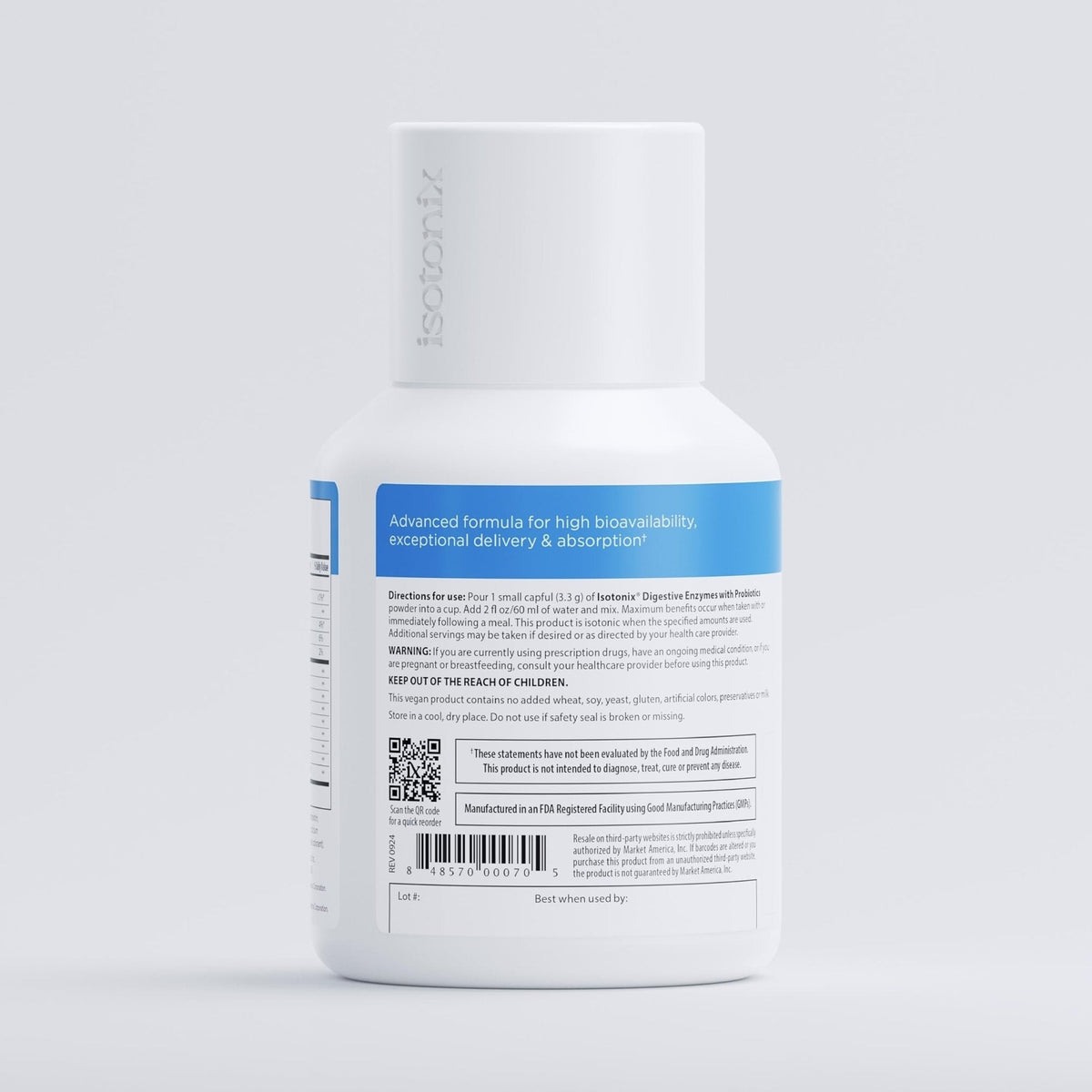 Isotonix® Digestive Enzymes with Probiotics | DigeZyme® Multi-Enzyme Complex & Lactospore® Bacillus Coagulans | Nutrient Absorption, Gut Balance & Digestive Health - PrimeBioHealth - canada supplements