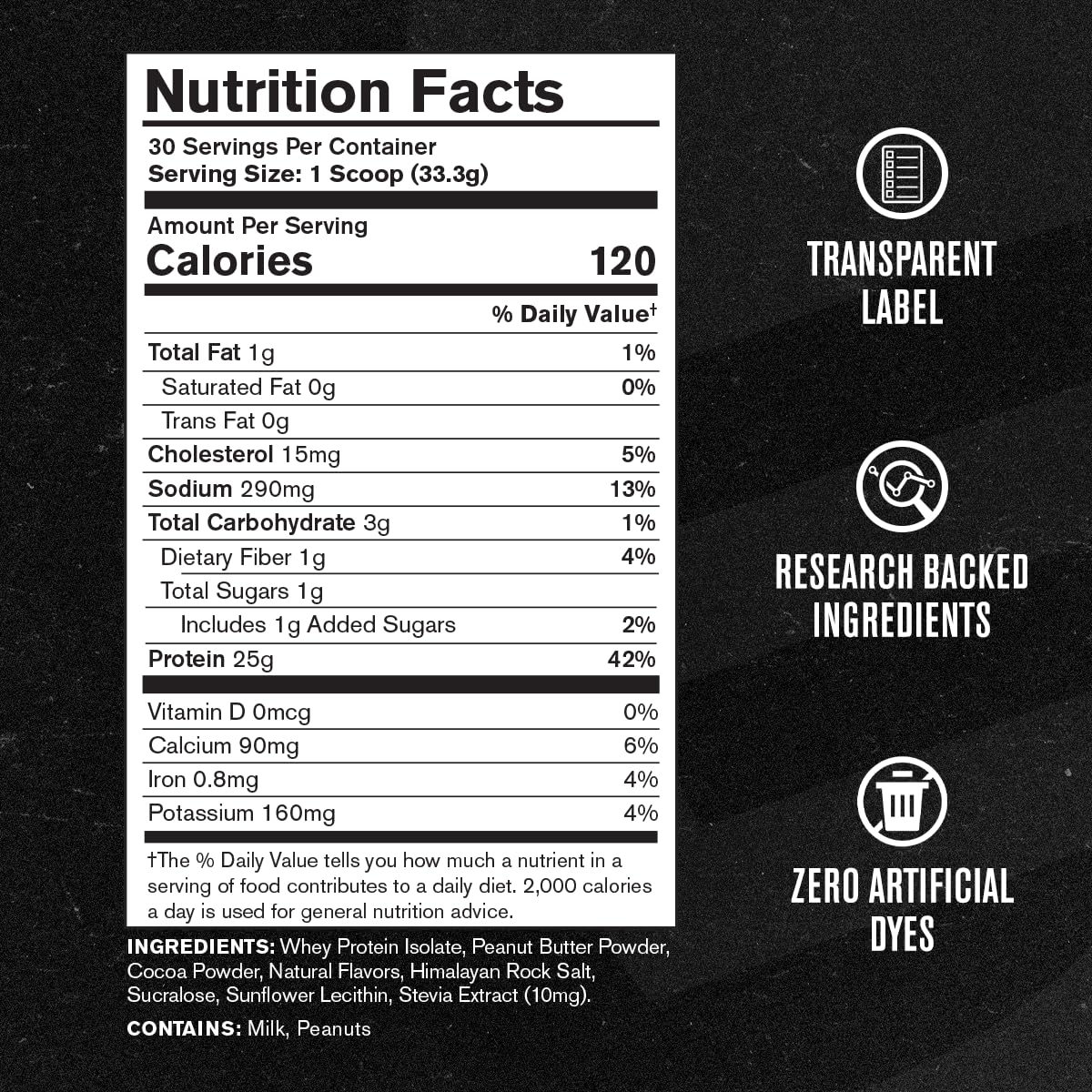 Jacked Factory Authentic ISO Grass Fed Whey Protein Isolate Powder - Low Carb, Non-GMO Muscle Building Protein w/No Fillers, Post Workout Recovery, Chocolate Peanut Butter - 25 Servings - PrimeBioHealth - canada supplements