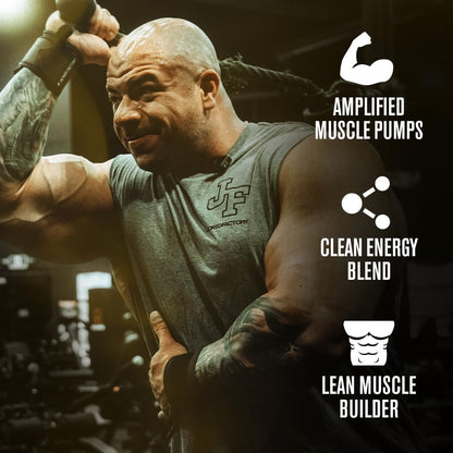 Jacked Factory Nitrosurge Build Pre Workout with Creatine for Muscle Building - Con Cret Creatine Powder & elevATP for Intense Energy, Powerful Pump, - PrimeBioHealth - canada supplements