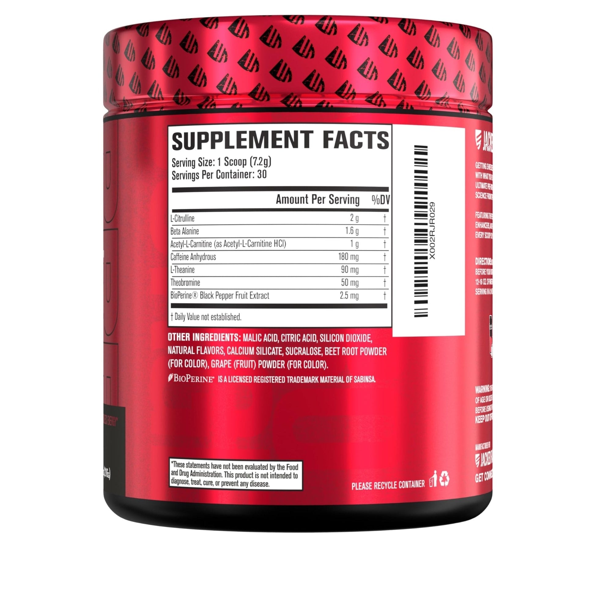 Jacked Factory NITROSURGE Shred Pre Workout Supplement - Energy Booster, Instant Strength Gains, Sharp Focus, Powerful Pumps - Nitric Oxide Booster & PreWorkout Powder - PrimeBioHealth - canada supplements