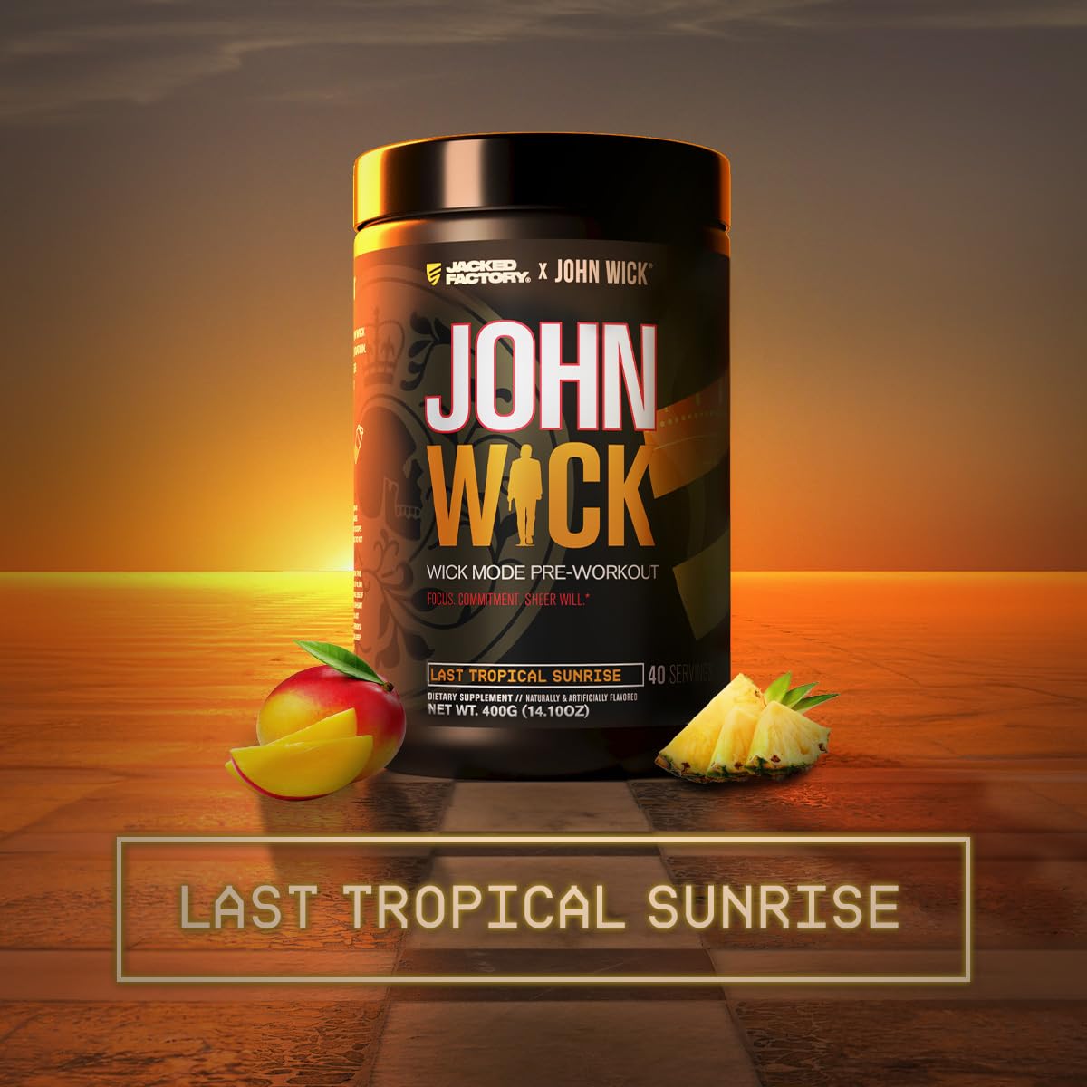Jacked Factory X John Wick - Wick Mode Pre Workout Powder - Intense Energy, Battle-Ready Focus, Unstoppable Commitment, and Sheer Will - PrimeBioHealth - canada supplements
