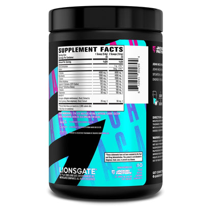 Jacked Factory X John Wick - Wick Mode Pre Workout Powder - Intense Energy, Battle-Ready Focus, Unstoppable Commitment, and Sheer Will - PrimeBioHealth - canada supplements