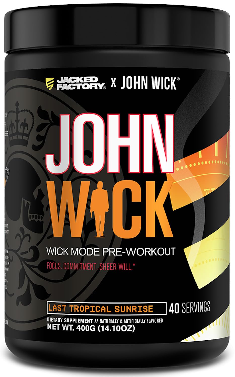 Jacked Factory X John Wick - Wick Mode Pre Workout Powder - Intense Energy, Battle-Ready Focus, Unstoppable Commitment, and Sheer Will - PrimeBioHealth - canada supplements