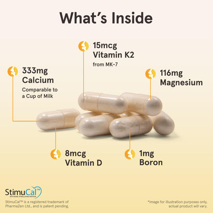 Jarrow Formulas BoneUp Three Per Day for Bone Density and Skeletal Nutrition, Includes Vitamin D3, K2 (as MK-7) and Calcium - PrimeBioHealth - canada supplements