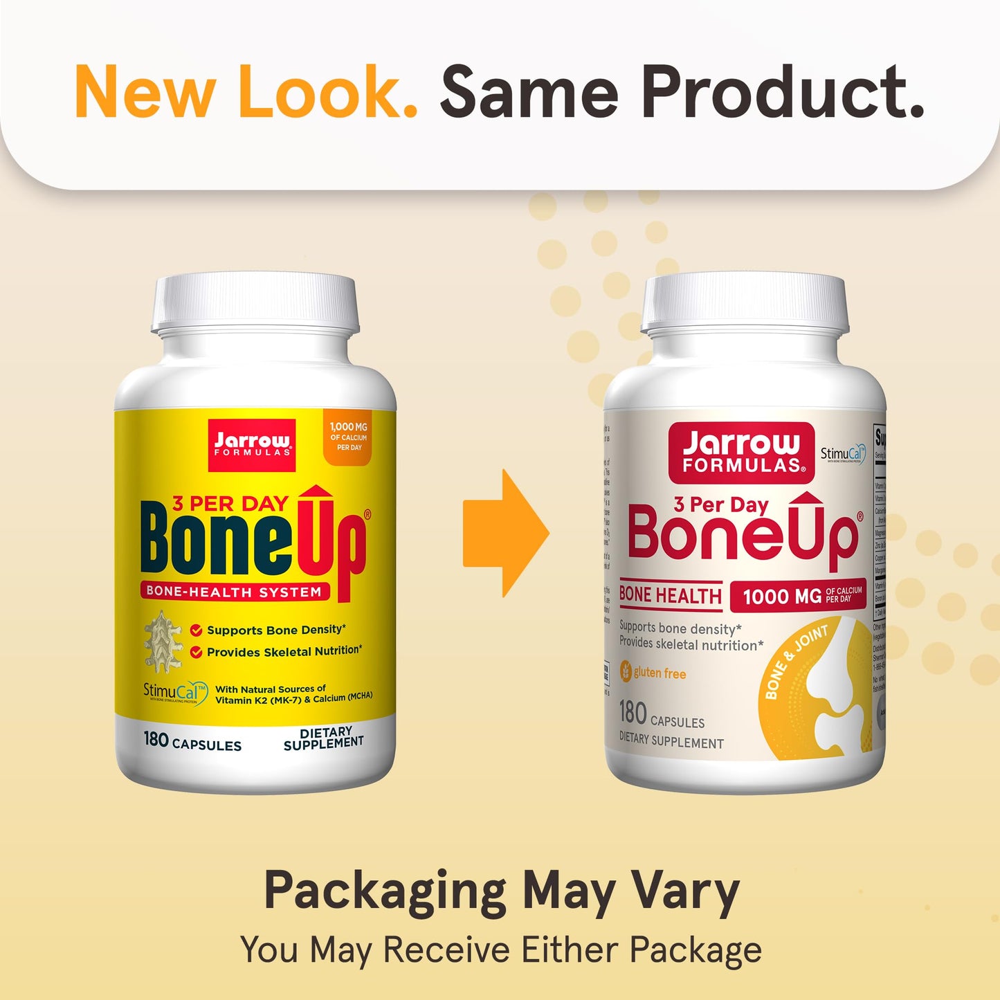 Jarrow Formulas BoneUp Three Per Day for Bone Density and Skeletal Nutrition, Includes Vitamin D3, K2 (as MK-7) and Calcium - PrimeBioHealth - canada supplements