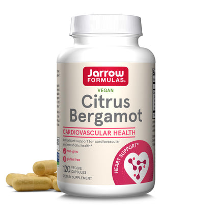 Jarrow Formulas Citrus Bergamot Supplement 500 mg - 120 Servings (Veggie Caps) - Antioxidant Support for Cardiovascular & Metabolic Health - Dietary Supplement - PrimeBioHealth - canada supplements