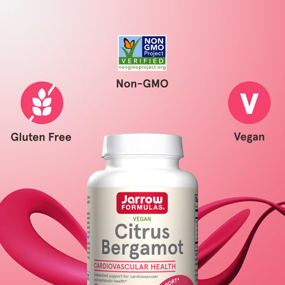 Jarrow Formulas Citrus Bergamot Supplement 500 mg - 120 Servings (Veggie Caps) - Antioxidant Support for Cardiovascular & Metabolic Health - Dietary Supplement - PrimeBioHealth - canada supplements
