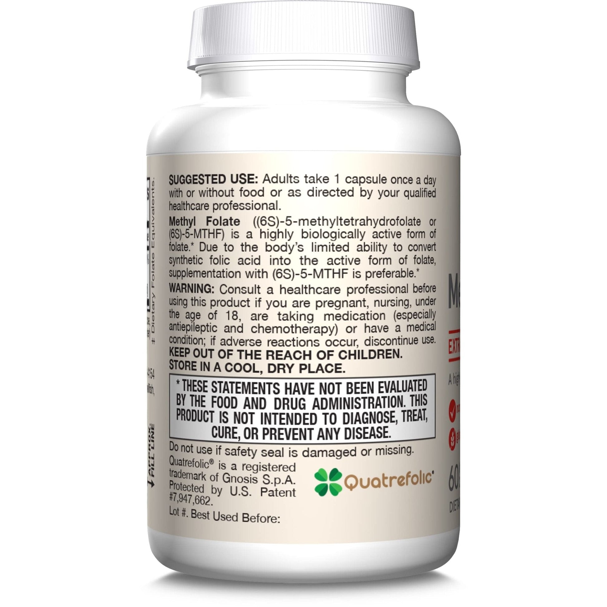 Jarrow Formulas Extra Strength Methyl Folate 400 mcg, Dietary Supplement for Cardiovascular and Neurologic Health Support - PrimeBioHealth - canada supplements