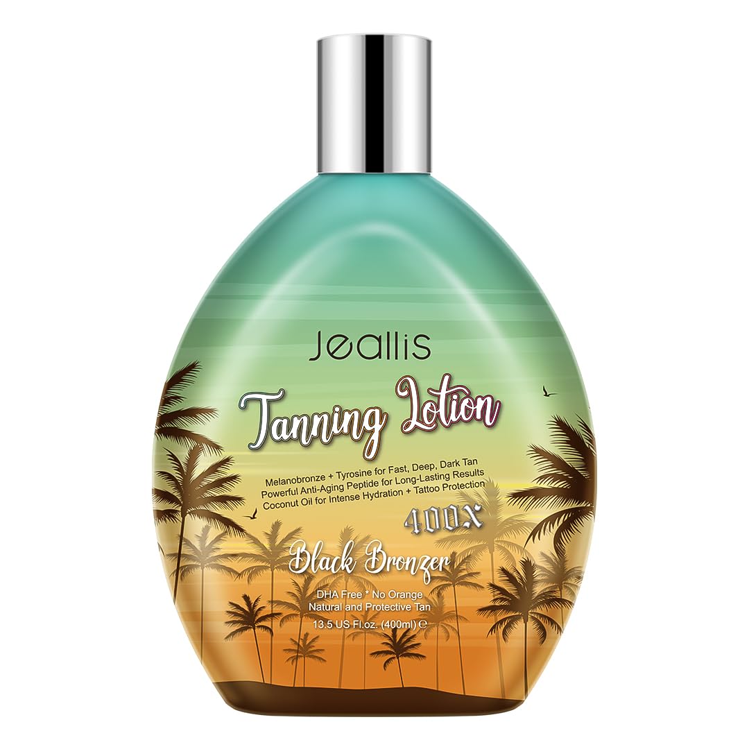 Jeallis Extreme Dark Tanning Lotion Accelerator for Indoor Tanning Beds & Outdoor Sun Tan with Bronzer to Get Dark Fast Tan - PrimeBioHealth - canada supplements