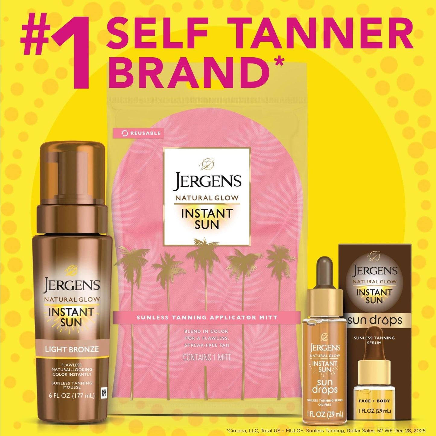 Jergens Natural Glow Instant Sun Drops, Sunless Tanning for Face and Body, Instant Sun Bronzing Drops, Oil Free, 1 Fl Oz - PrimeBioHealth - canada supplements