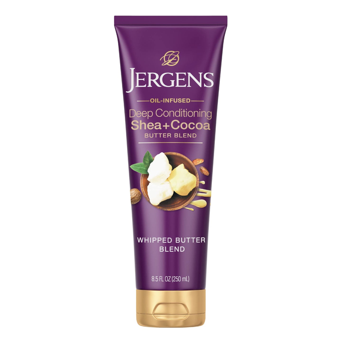 Jergens Shea and Cocoa Whipped Body Butter Lotion, Tone Enriching Hand And Body Lotion for Dry Skin, with Vitamins B3 & E, 8.5 Oz - PrimeBioHealth - canada supplements