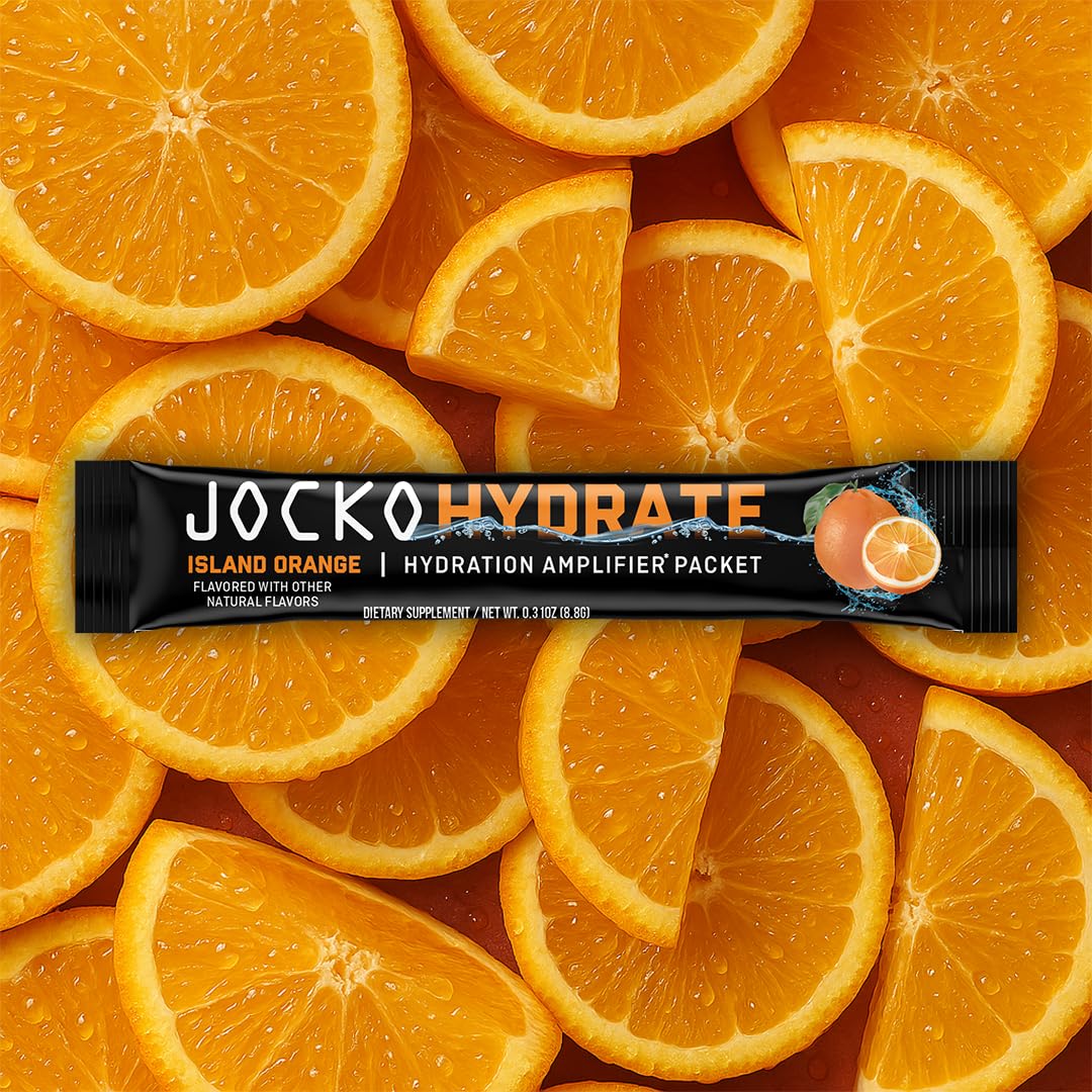 Jocko Fuel Hydrate Electrolytes Powder Packets Low Sugar - Hydration Amplifier Packets for Recovery, Dehydration, & Exercise - with Vitamins B6, B12 & C - PrimeBioHealth - canada supplements