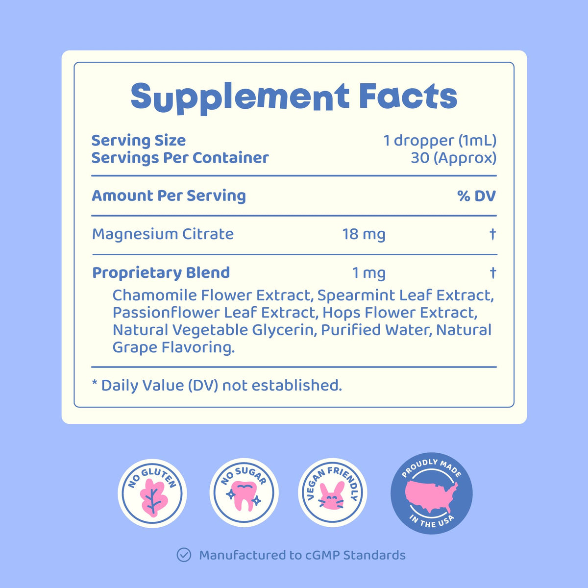 JoySpring Calmify Magnesium Citrate Liquid for Kids - Sugar-Free, Gluten-Free Calming Supplement with Chamomile - PrimeBioHealth - canada supplements
