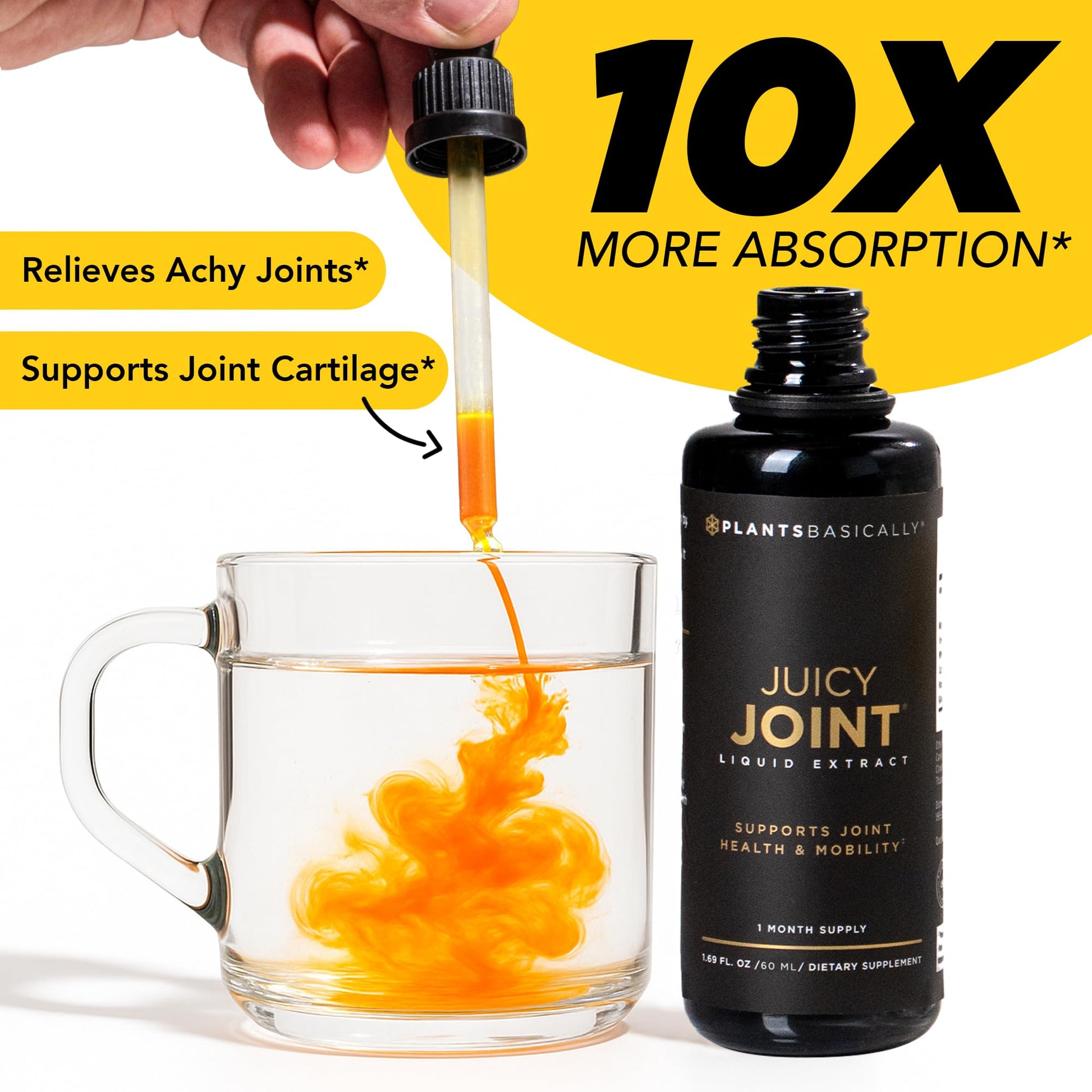 Juicy Joint by Plants Basically – Joint Support Supplement for Mobility, Relief & Recovery | - PrimeBioHealth - canada supplements