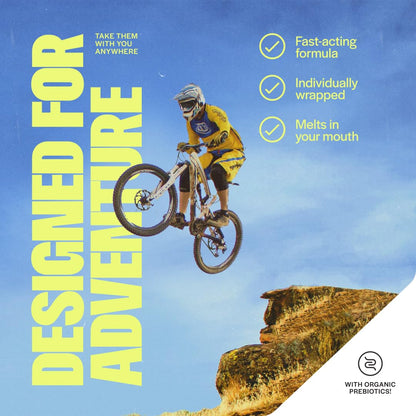 June Science Daily Hero for Men | Fast Melt Pre + Probiotic for Men - Tangerine Flavor, 30 Powder Sachets - PrimeBioHealth - canada supplements