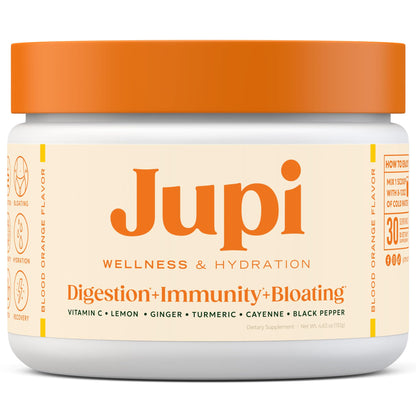 Jupi Hydration & Wellness Powder – Turmeric & Ginger shots, Vitamin C Supplement for Energy, Immune Support & Digestive Health – Vegan, Gluten-Free Drink Mix - PrimeBioHealth - canada supplements