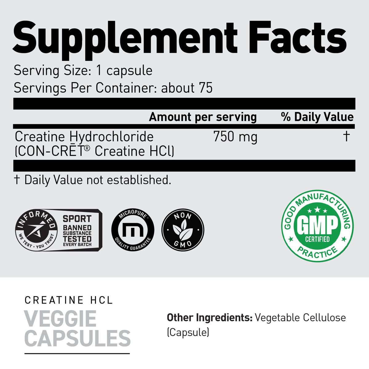 Kaged Creatine HCl Capsules | 7X Concentrated vs Mono | Muscle Building & Recovery | High Absorption | No Bloating | Creatine for Men & Women - PrimeBioHealth - canada supplements
