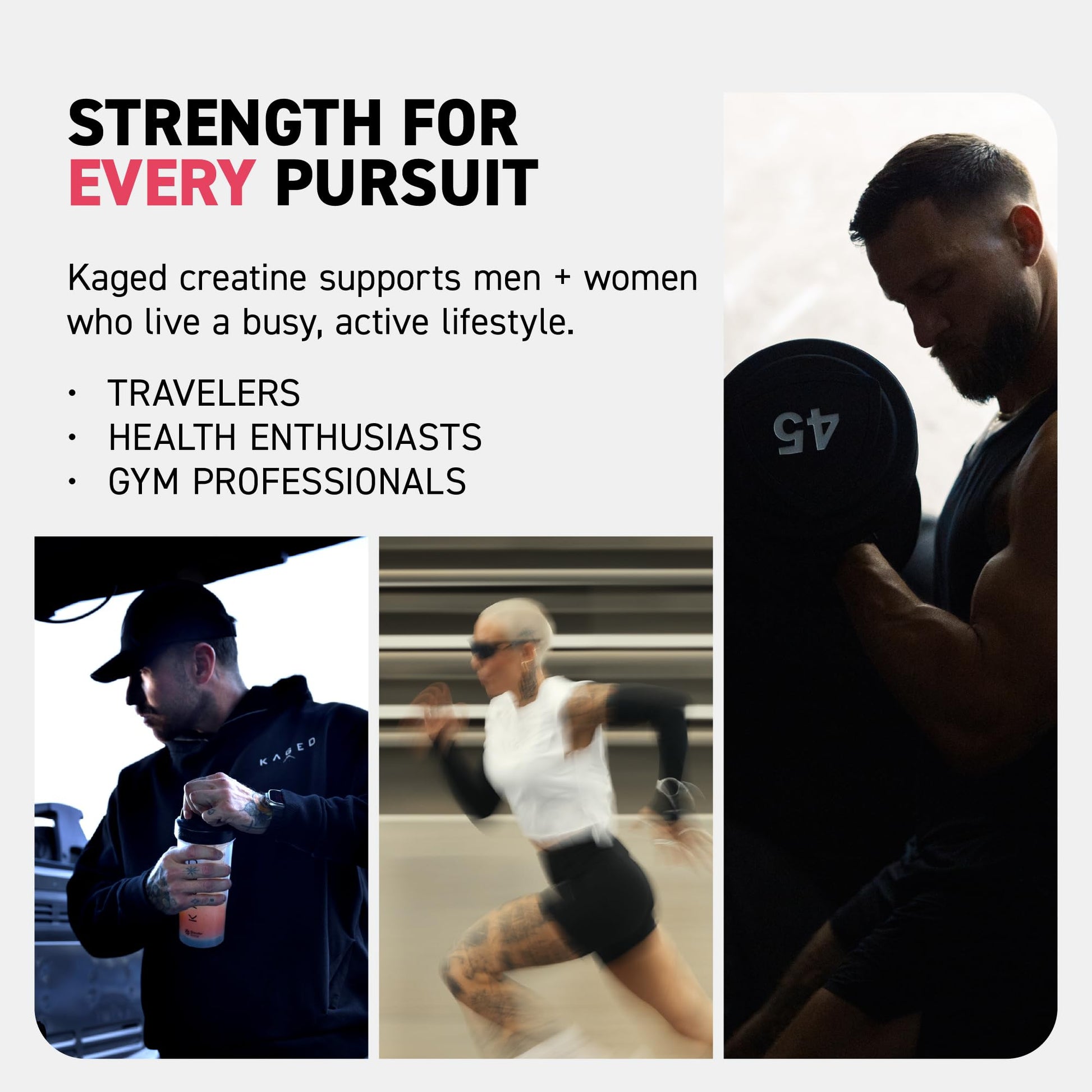 Kaged Creatine Monohydrate + Max Absorption Technology | Micronized Powder Stick Packs | Strawberry Lemonade | Muscle Building & Recovery | Brain Health - PrimeBioHealth - canada supplements