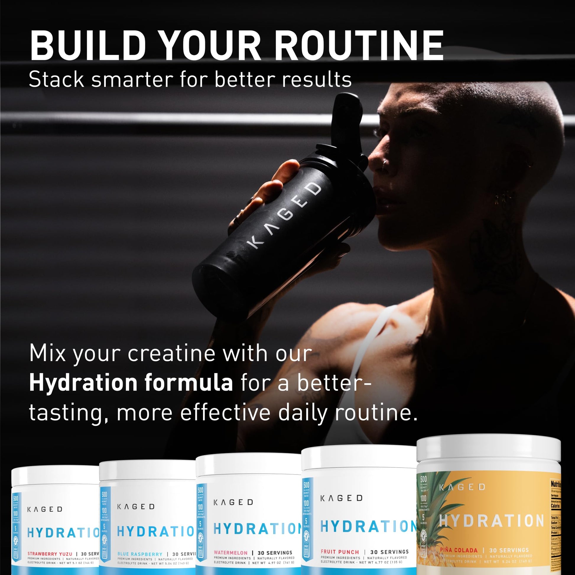Kaged Creatine Monohydrate Micronized Powder | Unflavored | Muscle Building & Recovery | 5000 mg Per Serving | Vegan, Gluten Free, Easily Digestible - PrimeBioHealth - canada supplements